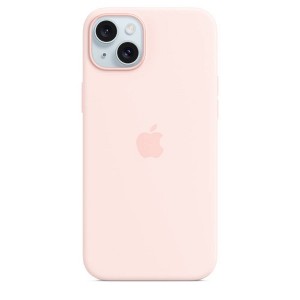 iPhone 15 Plus Silicone Case with MagSafe - Pink